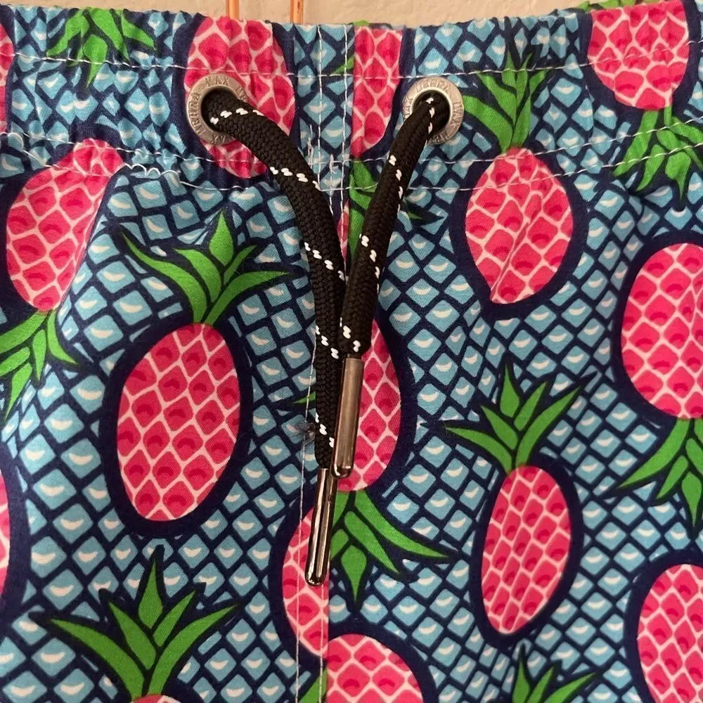 Max Mehra pineapple‎ print swim trucks